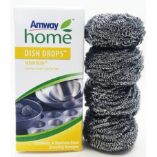 Металеві губки Amway DISH DROPS Scrub Buds, 4 шт